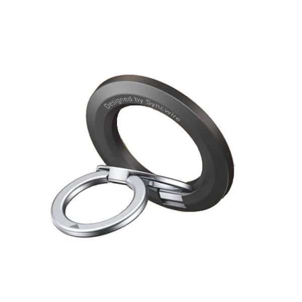 Yichuhaoxi MagSafe Ring Holder, Magnetic Phone Ring Holder Magnet Cell Phone Grip Finger Ring Kickstand Compatible for Black