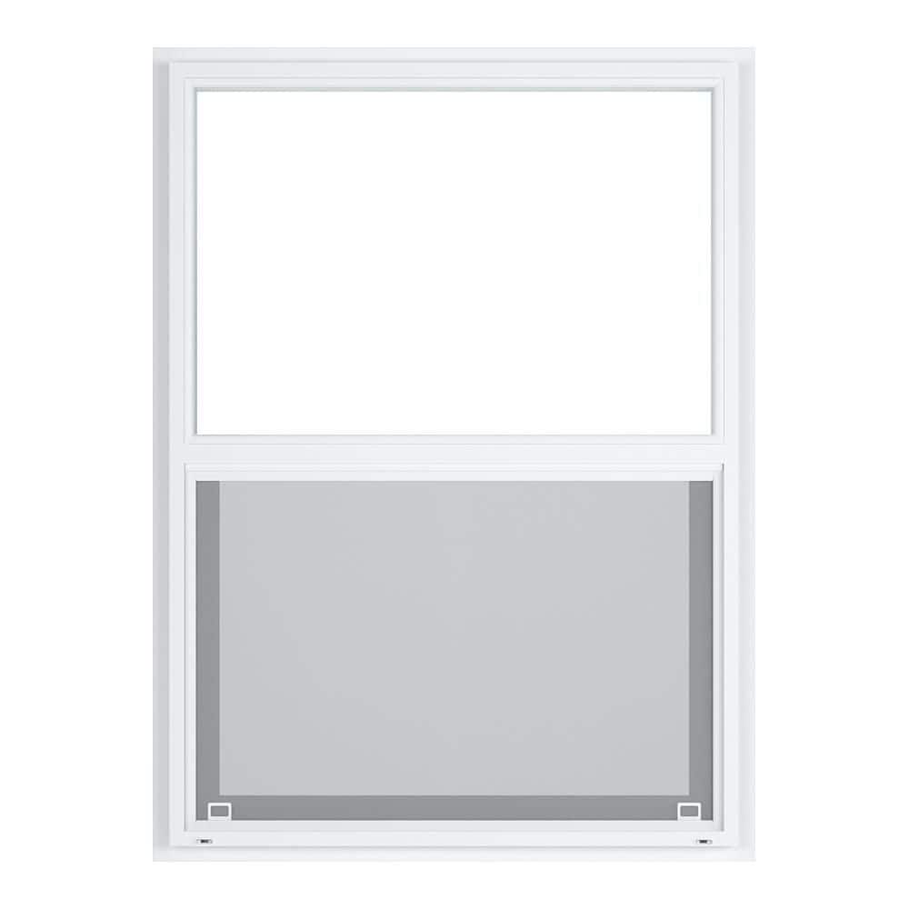Ply Gem 36.25 in. x 49.875 in. 400 Series White Aluminum Single