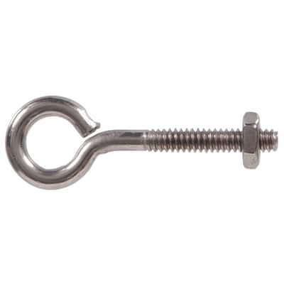 Hardware Essentials 3/8 x 3 in. Bolt Snap with Round Swivel Eye in Nickel  Plated (10-Pack) 321420.0 - The Home Depot