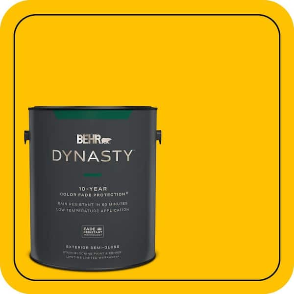 BEHR DYNASTY 1 gal. #360B-7 Center Stage Semi-Gloss Exterior Stain-Blocking Paint & Primer