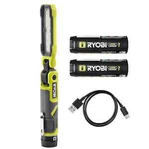 RYOBI USB Lithium Cordless Inspection Flashlight and Pivoting Head