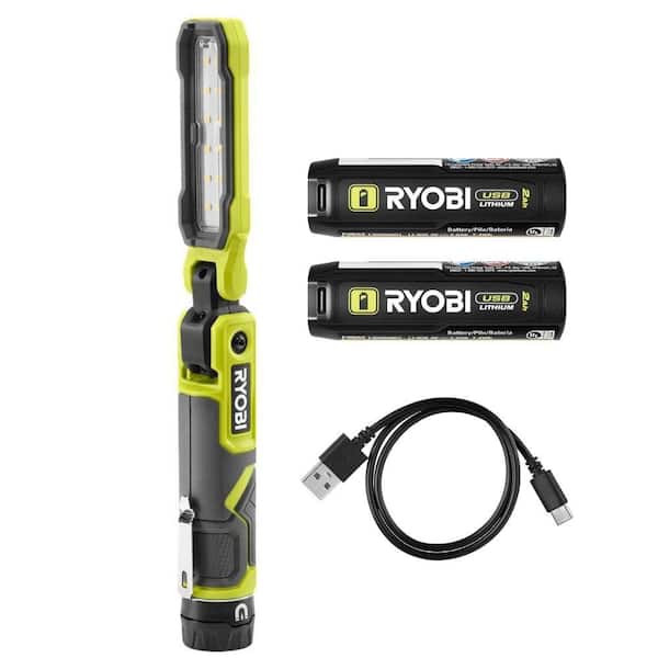 USB Lithium Inspection Light Kit with 2.0 Ah Battery and Charging Cable with FREE USB Lithium 2.0 Ah Battery