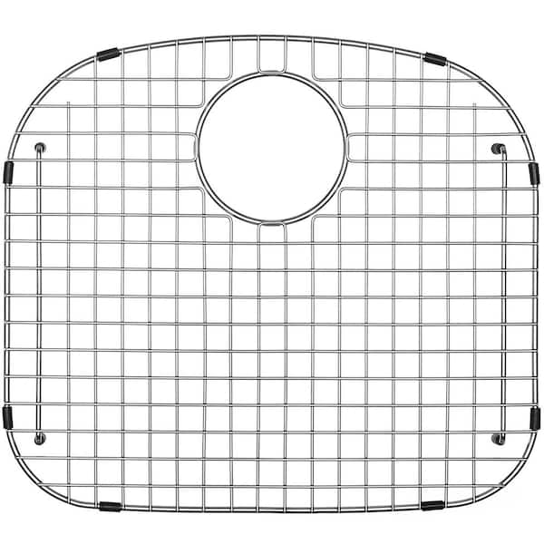 SERENE VALLEY 18.82 in. x 16.81 in. Rear Drain Heavy-Duty Stainless-Steel Sink Protector