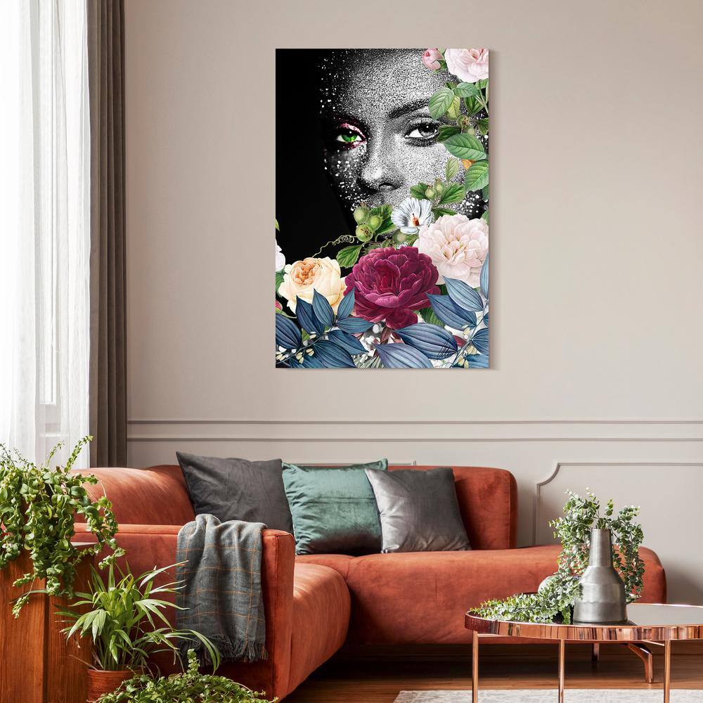 Earth Goddess Multi-Color Tempered Glass Panel Art Print Set