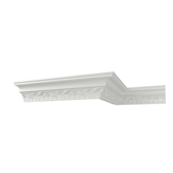 Killeen 3 in. D x 3.125 in. W x 12 in. L Polyurethane Crown Moulding Sample