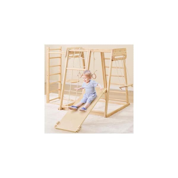 Kids Play Series in Natural Wood Indoor Residential Freestanding