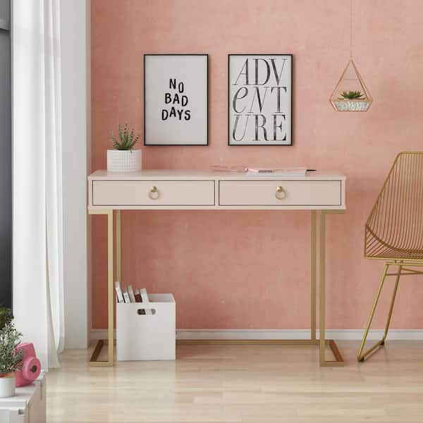 Goplus 19.5-in Pink Modern/Contemporary Poplar Standing Desk with