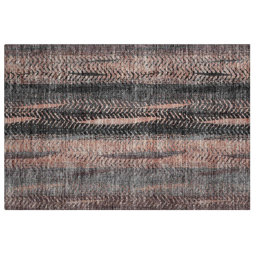 Dream Shag Premium Machine Washable Abstract ADS693 Terracotta 3 ft. x 4 ft. Area Rug price history on PriceWatchPro