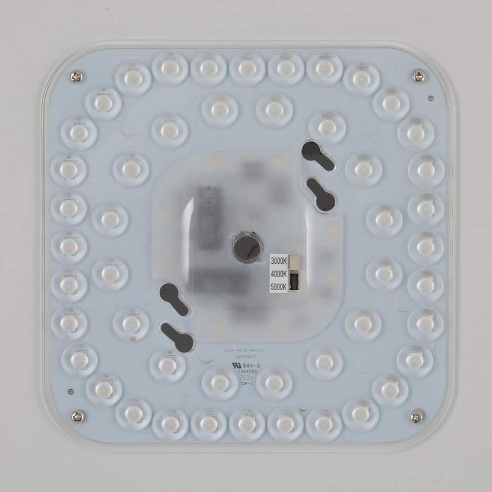 12-Inch Oil Rubbed Bronze LED Flush Mount Ceiling Light