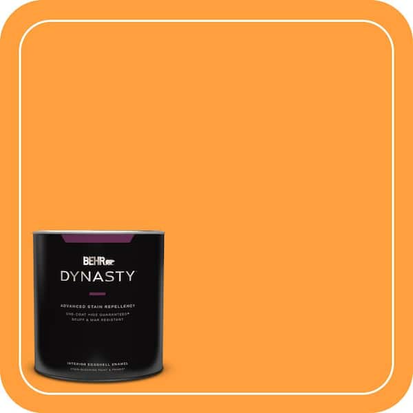BEHR DYNASTY 1 qt. #S-G-300 Hawaiian Passion Eggshell Enamel Interior Stain-Blocking Paint and Primer