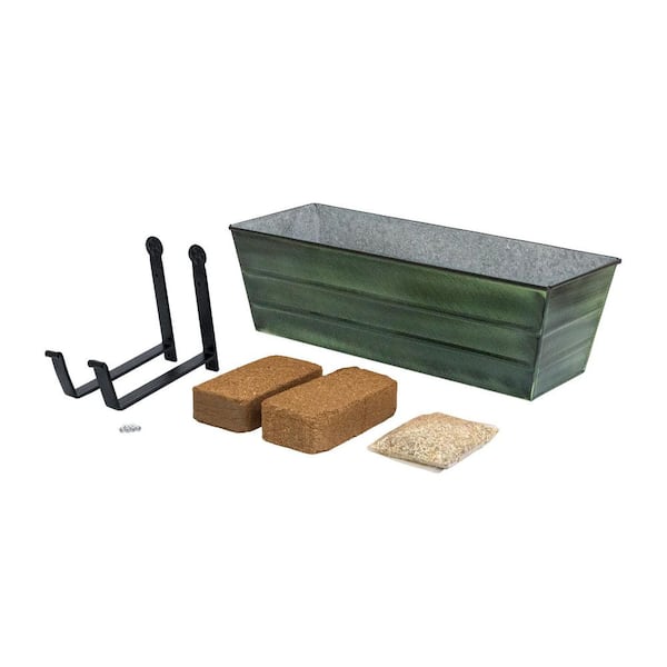ACHLA DESIGNS Achla Designs 24 in. W Medium Green Patina Finish ...
