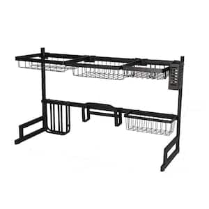 Stainless Steel Standing Dish Rack Storage Shelf Multifunctional Tableware Drainer Organizer