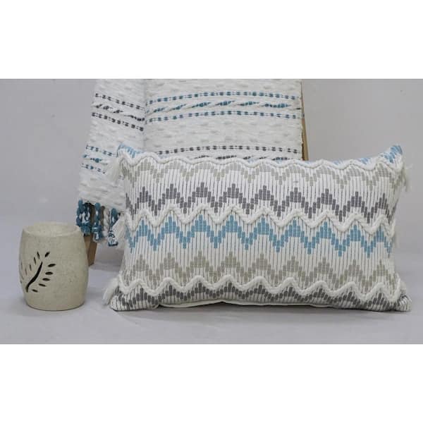 Chevron throw outlet pillows