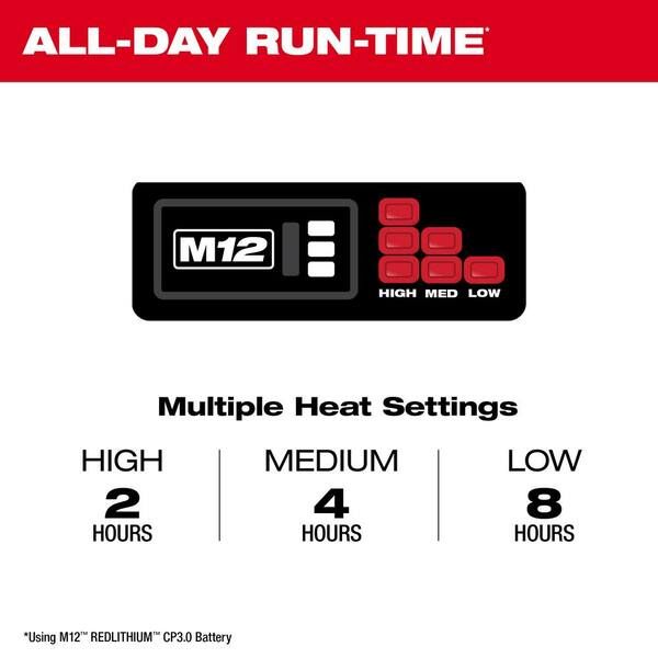 Milwaukee Men's 2X-Large M12 12-Volt Lithium-Ion Cordless