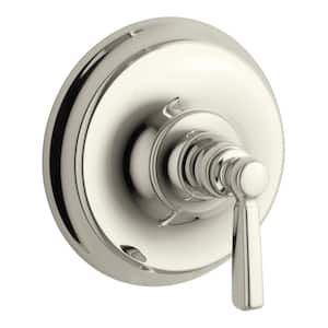 Bancroft 1-Handle Wall-Mount Tub and Shower Faucet Trim Kit in Polished Nickel (Valve not included)