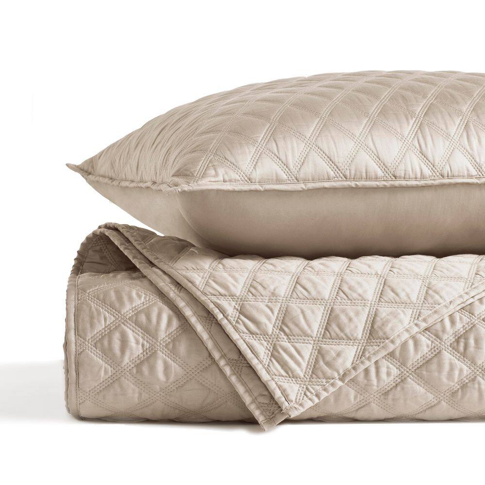 Superior Almond Cotton Full/Queen 3-Piece Quilt Set price history on PriceWatchPro