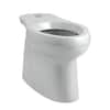 KOHLER Cimarron 12 in. Rough In Elongated Chair Height Toilet Bowl Only ...