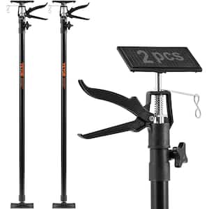 Adjustable Support Pole 66 lbs. Capacity 45.2 in. to 114.17 in. Telescoping Support Pole Sets for Tire Jack (2-Piece)