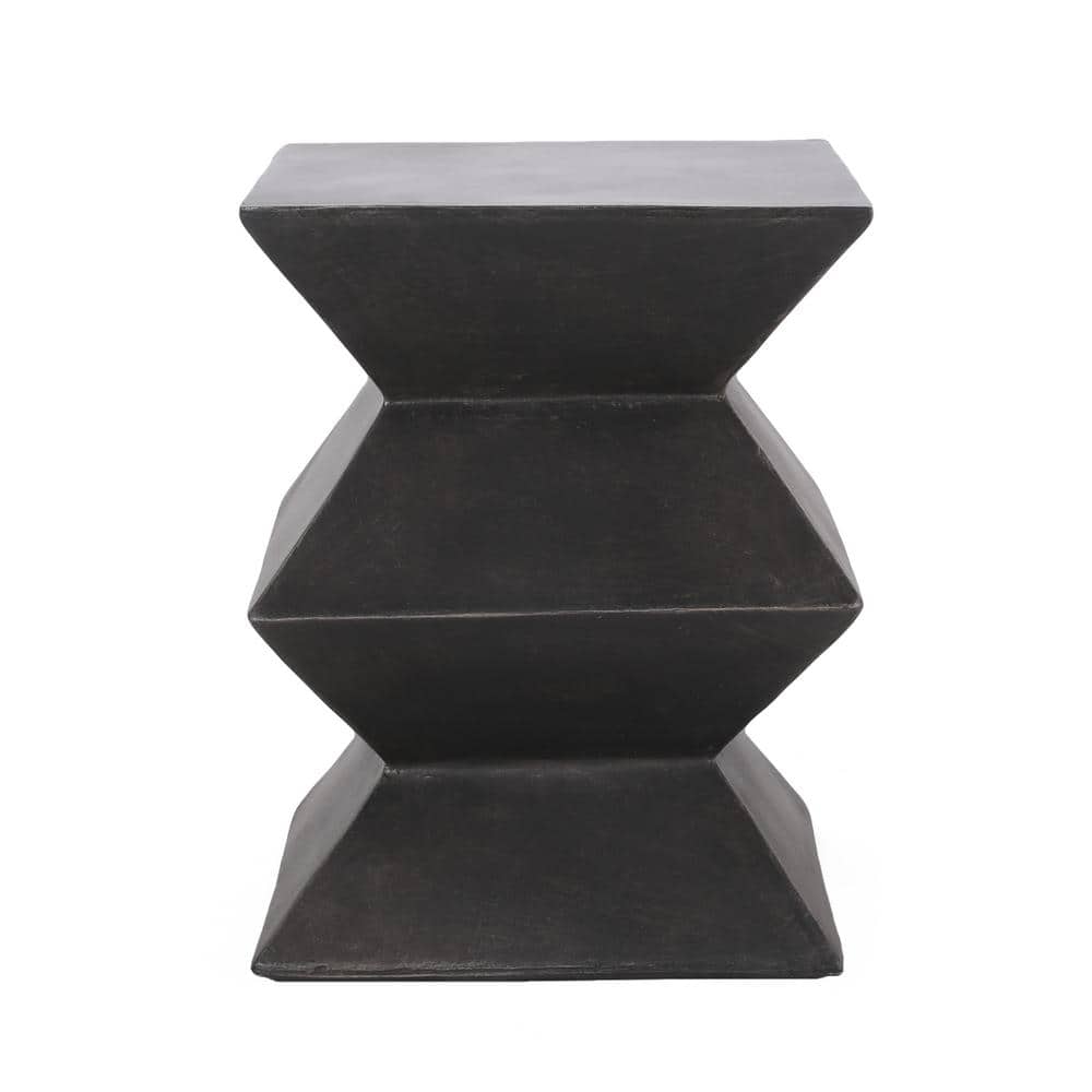 Cleary Antique Copper Stone Outdoor Patio Side Table price history on PriceWatchPro