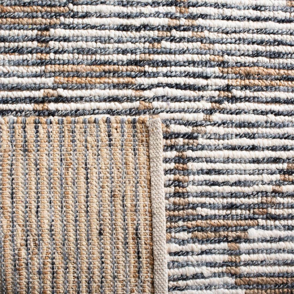 Beige and Ivory Hand-Knotted Wool Runner Rug, 2'3" x 7'