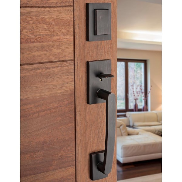 Baldwin Prestige Spyglass Single Cylinder Venetian Bronze Door