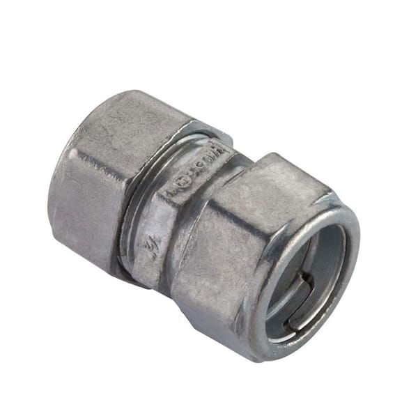 Halex 1/2 in. Electrical Metallic Tube (EMT) Zinc Compression Coupling (45-Pack)
