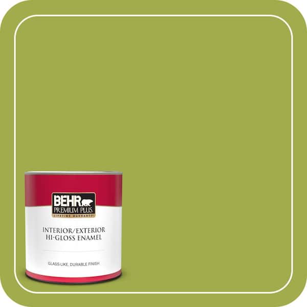 BEHR PREMIUM PLUS 1 qt. #PPU10-05 Intoxication Hi-Gloss Enamel Interior/Exterior Paint & Primer
