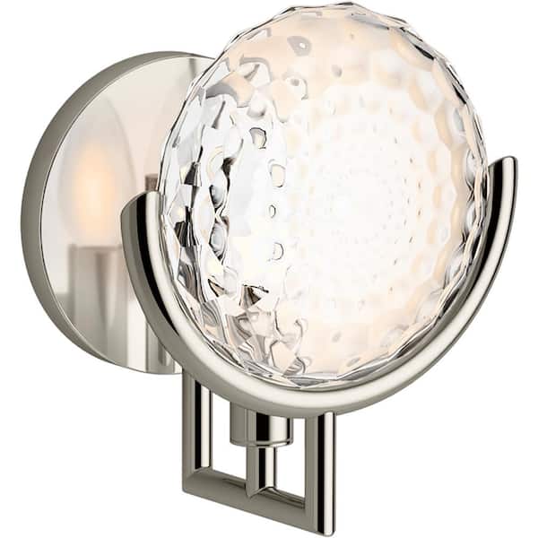 KOHLER Arendela 2-Light 17 in. W Brushed Nickel Sconce
