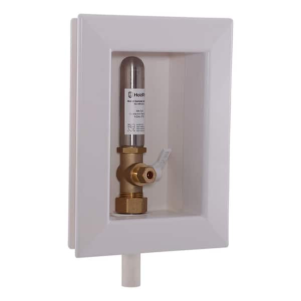 1/2 in. PEX x 1/4 in. Compression Fixture Outlet Box with Water Hammer Arrestor