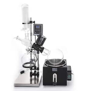 5L Rotary Evaporator, RotoVap 99°C Borosilicate Glass, 110V, 0-90rpm Rotation, Laboratory Distillation Equipment USA