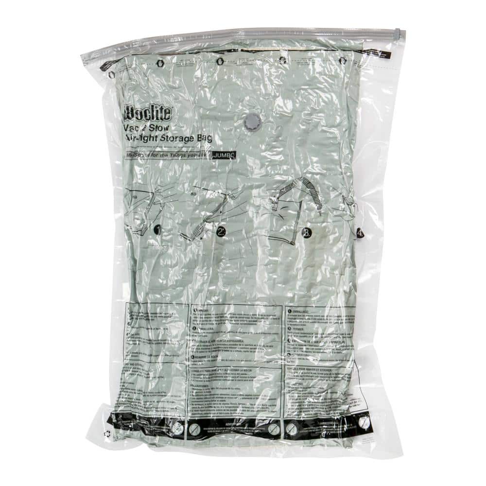 Woolite 3 Piece Clear Air-Tight Vacuum Storage Bags