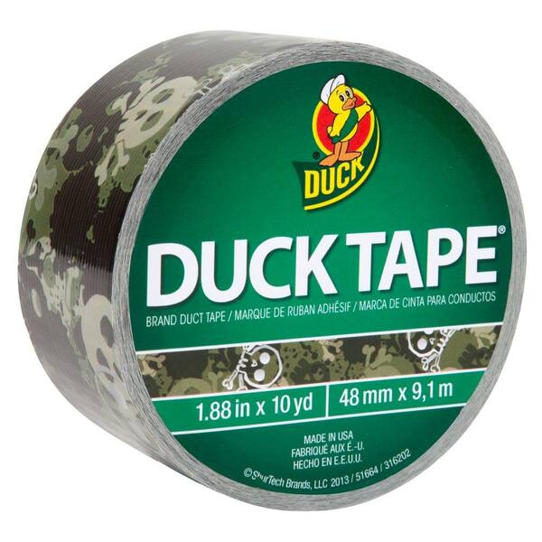 Duck 1.88 in. x 10 yds. Camo Skull Duct Tape