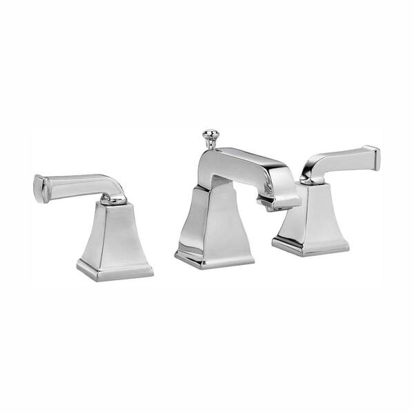American Standard Town Square Curved Lever 8 in. Widespread 2-Handle Low-Arc Bathroom Faucet in Polished Chrome