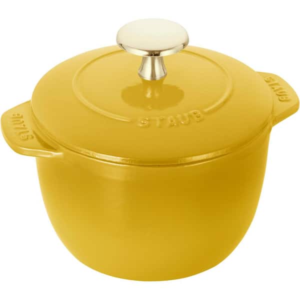 Cast Iron 1.5 qt. Petite French Oven Dutch Oven - Citron