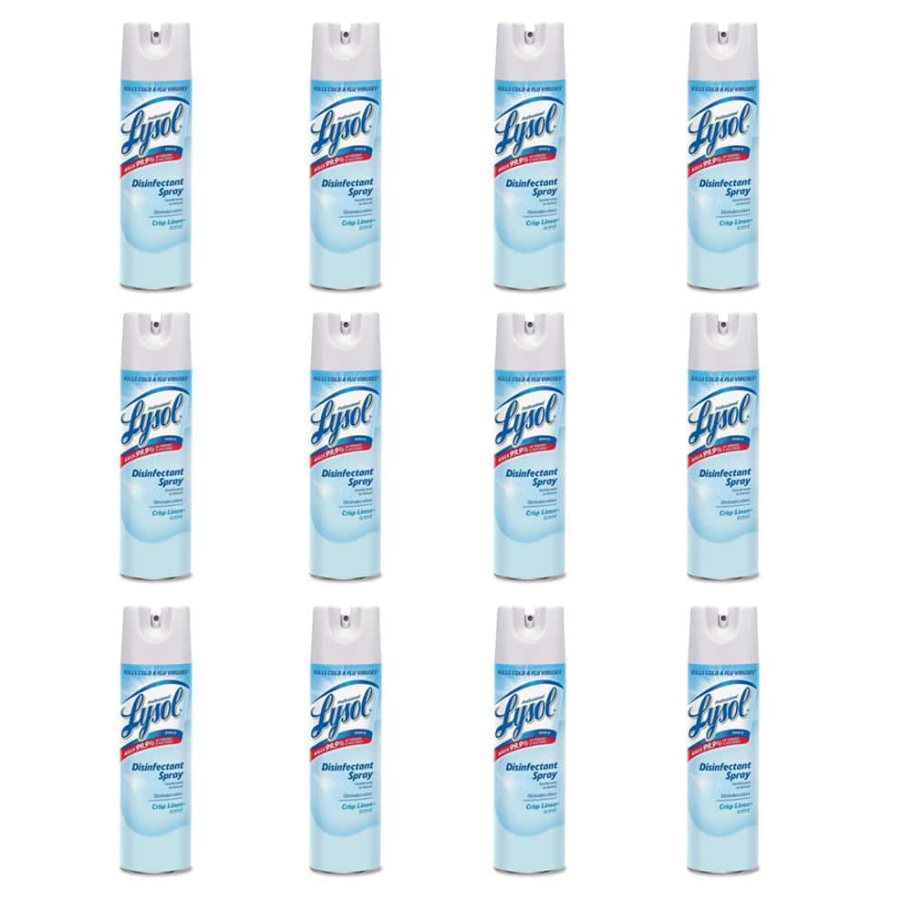 Lysol To Go Disinfectant Spray Crisp Linen Travel Size 1 oz (Pack
