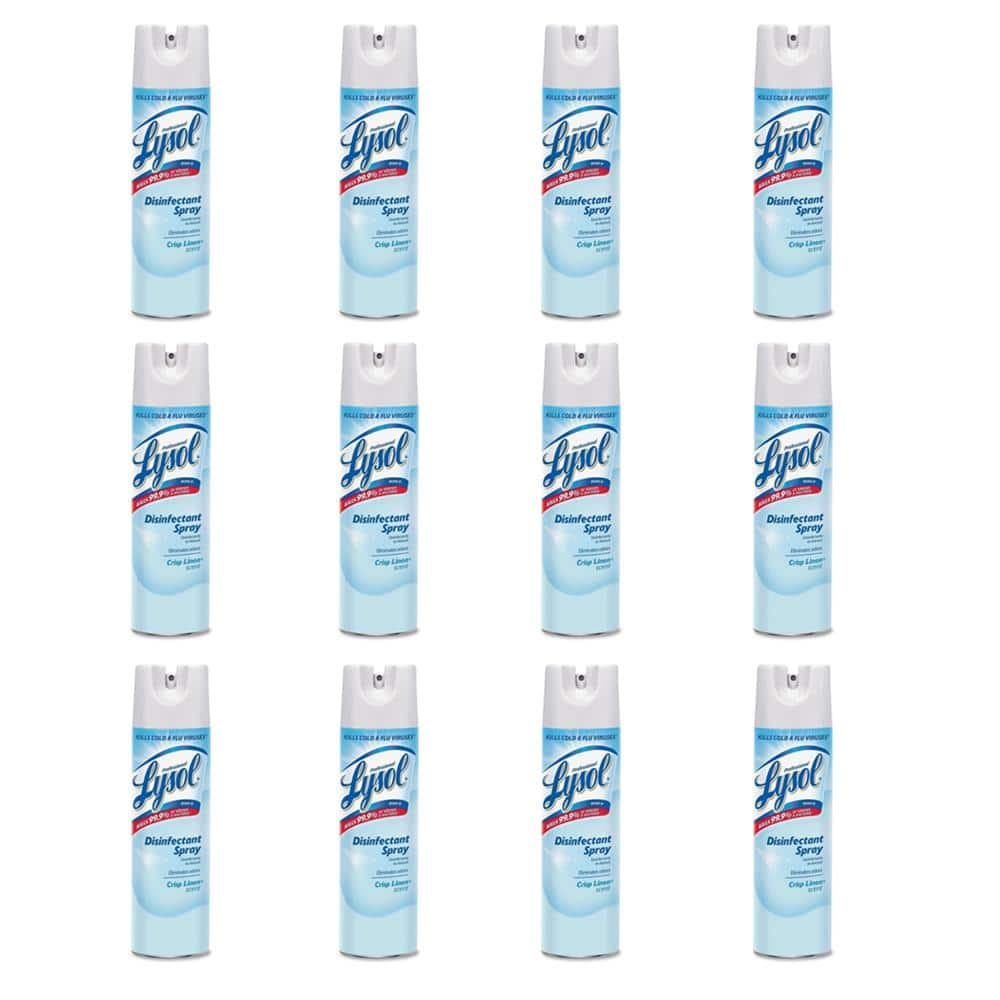 Lysol® Aerosol Desinfectante Antibacterial para Superficies Crisp Linen  12.5 oz