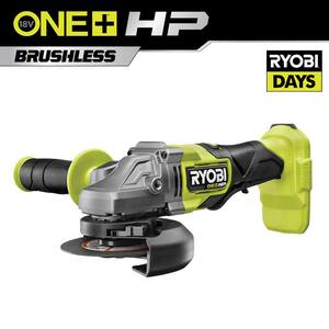 ONE+ HP 18V Brushless Cordless 4-1/2 in. Angle Grinder (Tool Only)