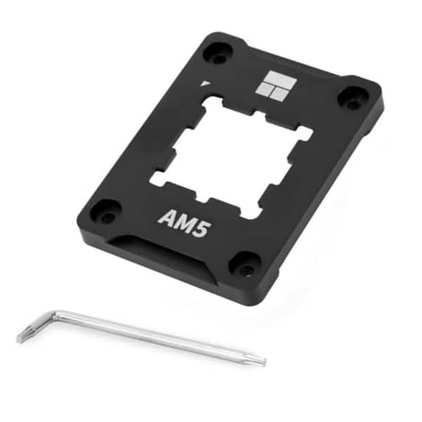 ASF Black V2 AM5 CPU Holder Anti-Bending Corrective Fixing Frame All-Aluminum Insulated AM5 CPU Slot Black