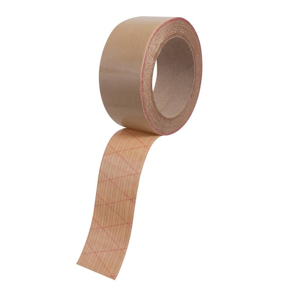 Transparent Vinyl Tape with Self-Adhesive. (1 inch x 50 ft, Gray)