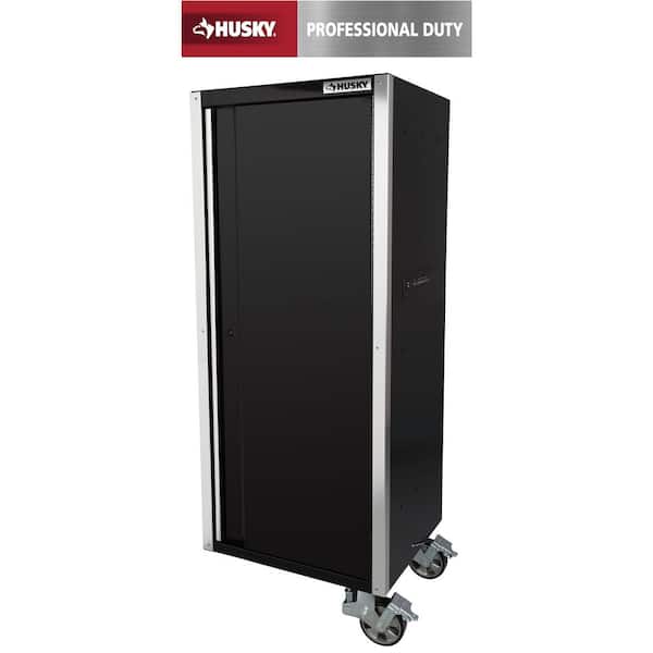 28 in. W x 25 in. D Professional Duty Side Tool Chest Locker with Casters in Black