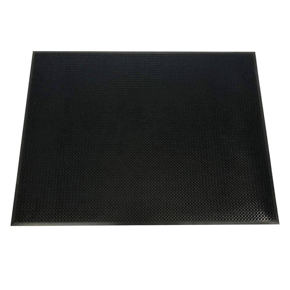 Black Recycled Plastic Outdoor Entry Door Mat 24" x 36"