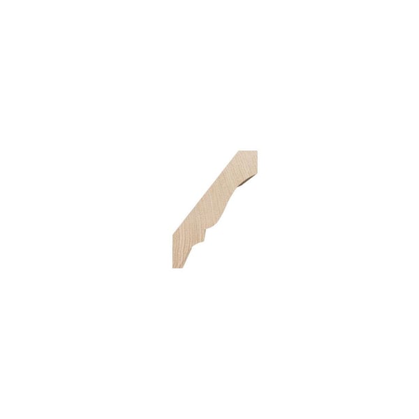 Ekena Millwork WM52 0.56 in. D x 2.75 in. W x 96 in. L Wood (White Oak) Crown Moulding