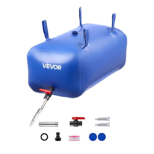 Water Storage Bladder 30 Gal. Large Capacity Water Bag, Portable and Collapsible Soft Waters Container, Leakproof