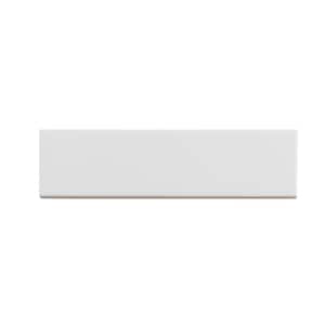 Arte White 1.97 in. x 7.87 in. Matte Ceramic Subway Wall and Floor Tile (5.4 sq. ft./case) (50-pack)