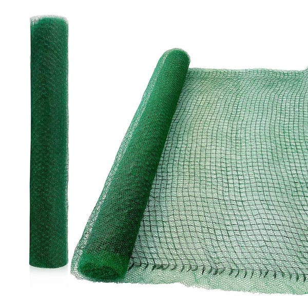 Wellco 6.5 ft. x 100 ft. Green Plastic 3D Geomat Plus Grille Blanket Erosion Control Mesh Mat Turf Reinforcement Mat