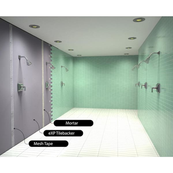 Gold Bond eXP Tile Backer 1/2 in. x 4 ft. x 8 ft.