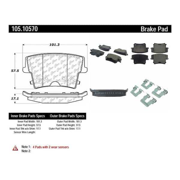 Centric Parts Disc Brake Pad Set