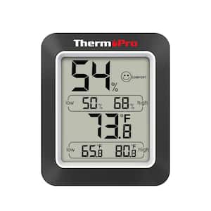 Indoor Hygrometer Thermometer Humidity Monitor Weather Station with Temperature Gauge