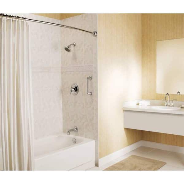 Home Care 9 in. x 7/8 in. Exposed Screw Grab Bar in Chrome