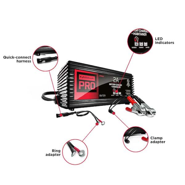 Boc Portable 12V 2A Power Supply LED Display Auto Car Motor Battery Charger  Adapter 